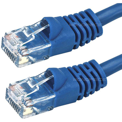 Monoprice Cat6 24AWG UTP Ethernet Network Patch Cable 10ft Blue