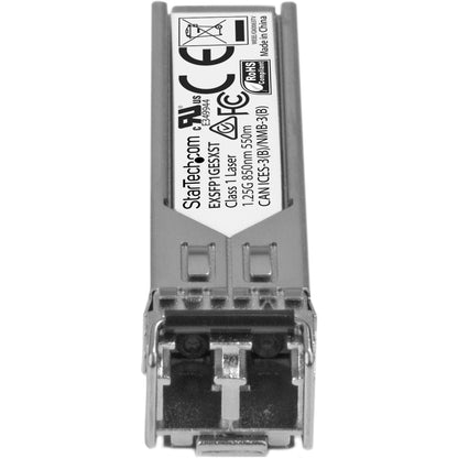 StarTech.com Juniper EX-SFP-1GE-SX Compatible SFP Module - 1000BASE-SX - 1GE SFP 1GbE Multimode Fiber MMF Optic Transceiver 550m DDM