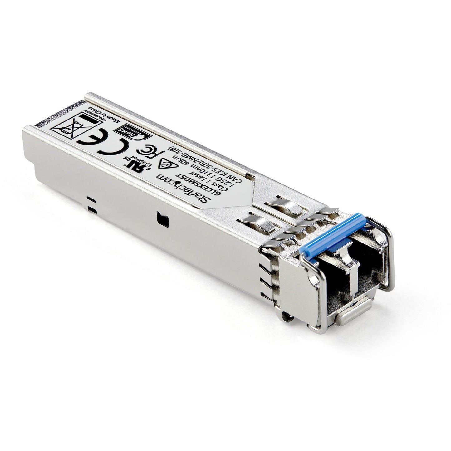 StarTech.com Cisco GLC-EX-SMD Compatible SFP Module - 1000BASE-EX - 1GE Gigabit Ethernet SFP 1GbE Single Mode Fiber SMF Optic Transceiver