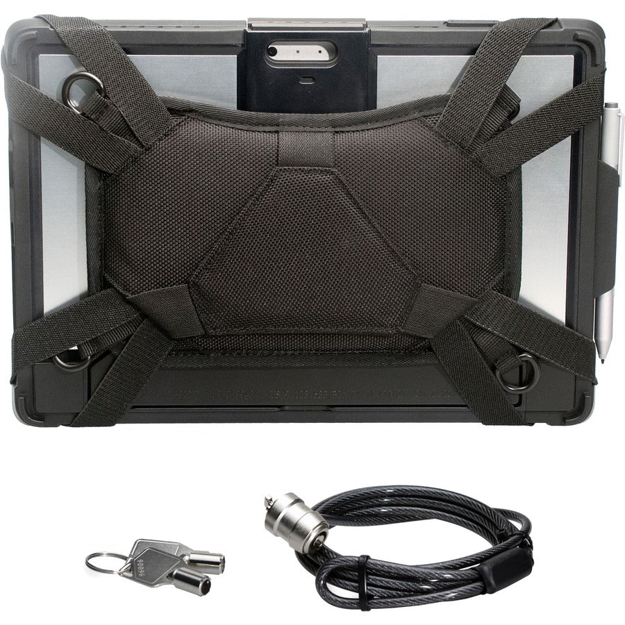 CTA Digital Security Carry Case w/ Kickstand Theft Cable for Surface Pro 4