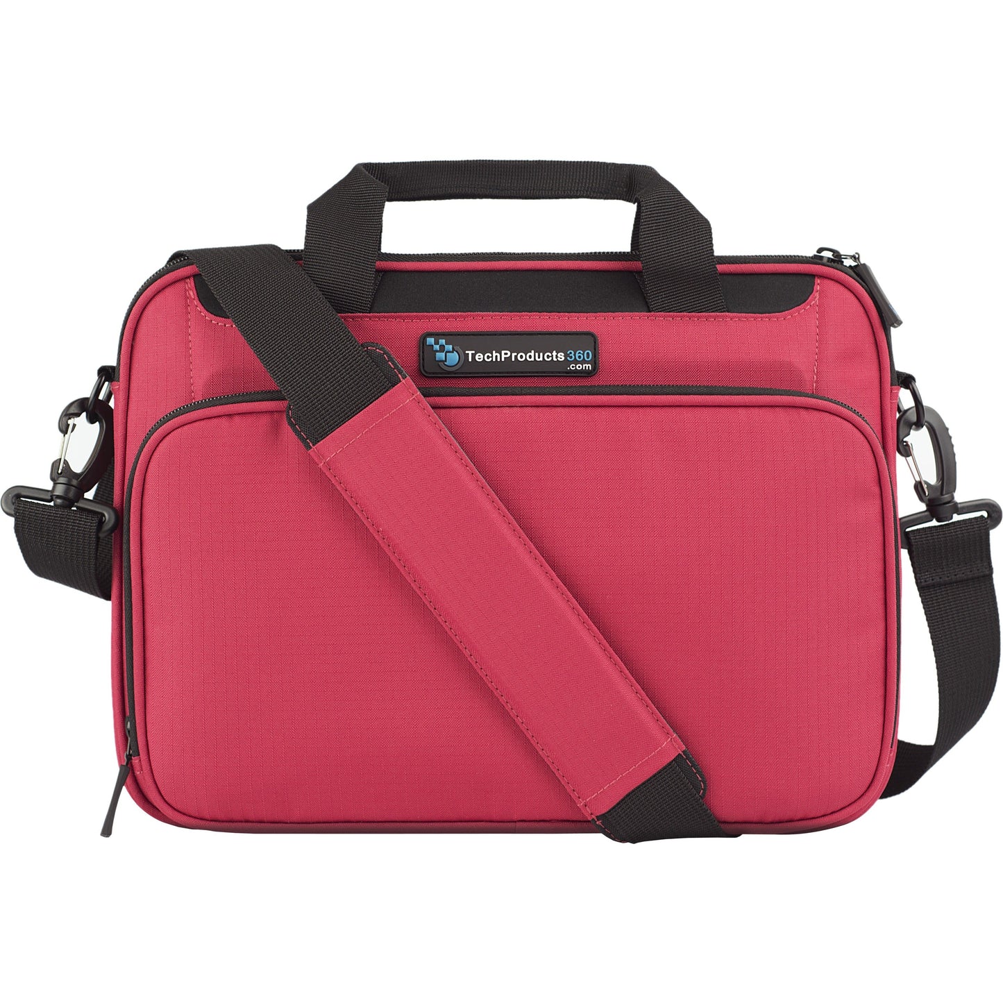 TechProducts360 Vault Carrying Case for 12" Notebook - Red