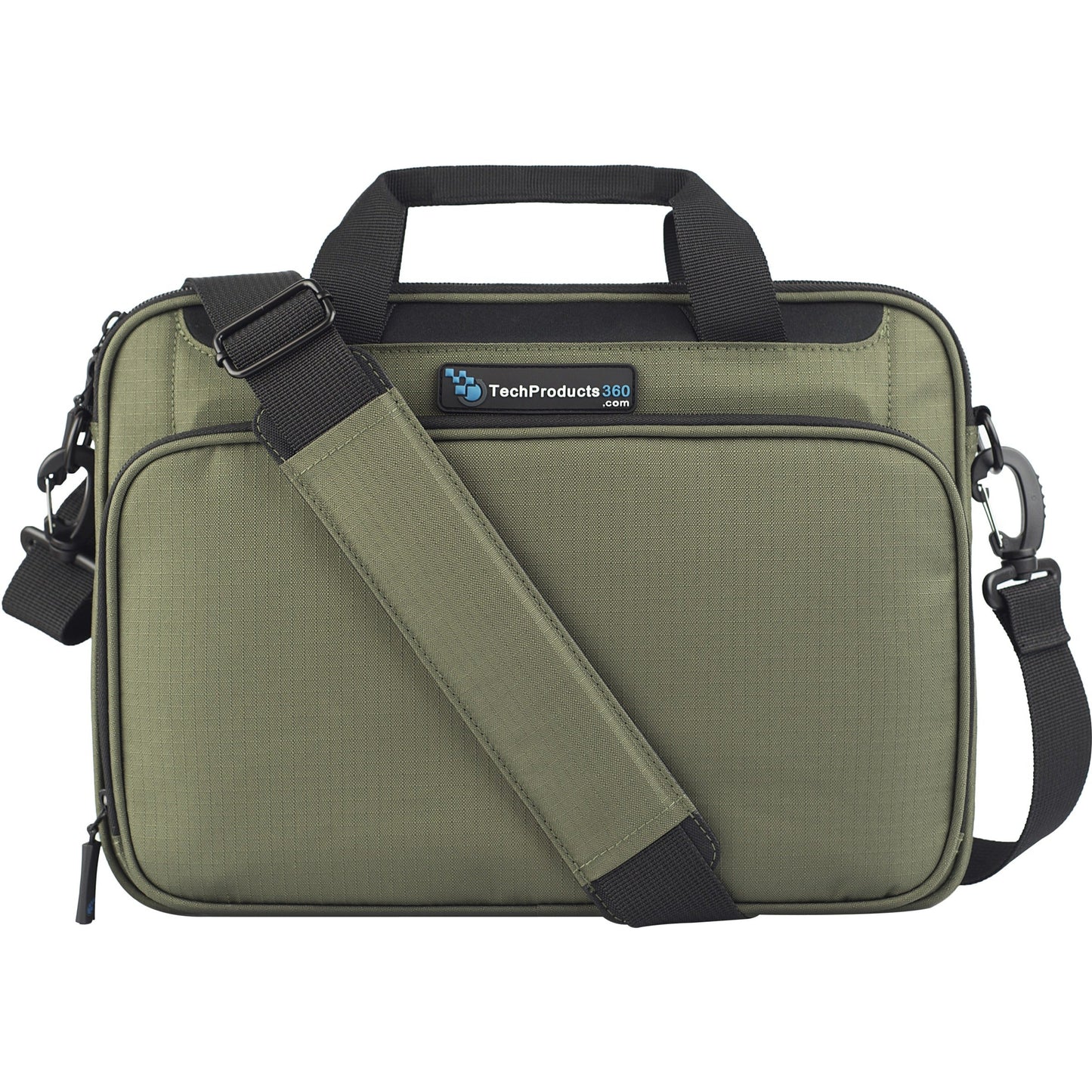TechProducts360 Vault Carrying Case for 12" Notebook - Green
