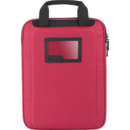 TechProducts360 Vertical Vault Carrying Case for 13" Notebook - Red