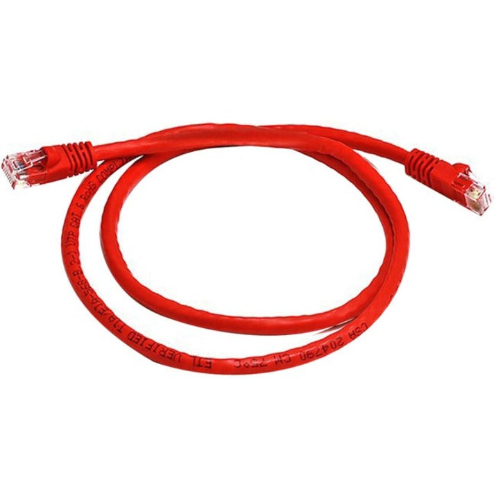 Monoprice Cat6 24AWG UTP Ethernet Network Patch Cable 3ft Red