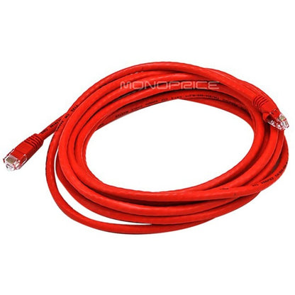 Monoprice Cat6 24AWG UTP Ethernet Network Patch Cable 14ft Red