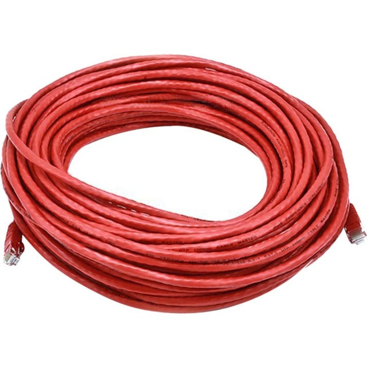 Monoprice Cat6 24AWG UTP Ethernet Network Patch Cable 75ft Red
