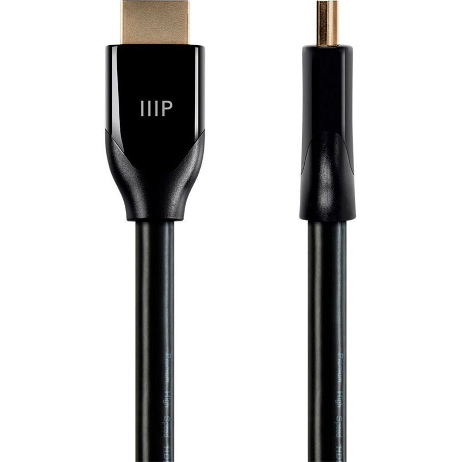 Monoprice Certified Premium High Speed HDMI Cable HDR 3ft Black