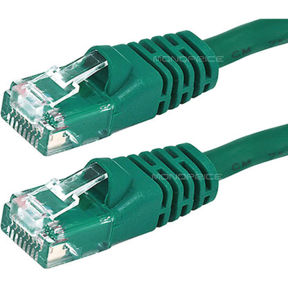 Monoprice Cat6 24AWG UTP Ethernet Network Patch Cable 7ft Green