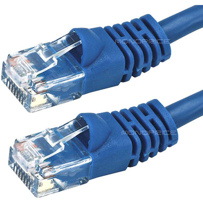 Monoprice Cat6 24AWG UTP Ethernet Network Patch Cable 2ft Blue