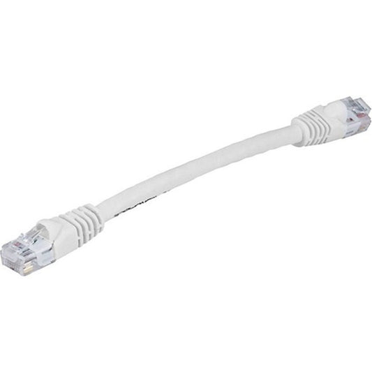 Monoprice Cat6 24AWG UTP Ethernet Network Patch Cable 6-inch White
