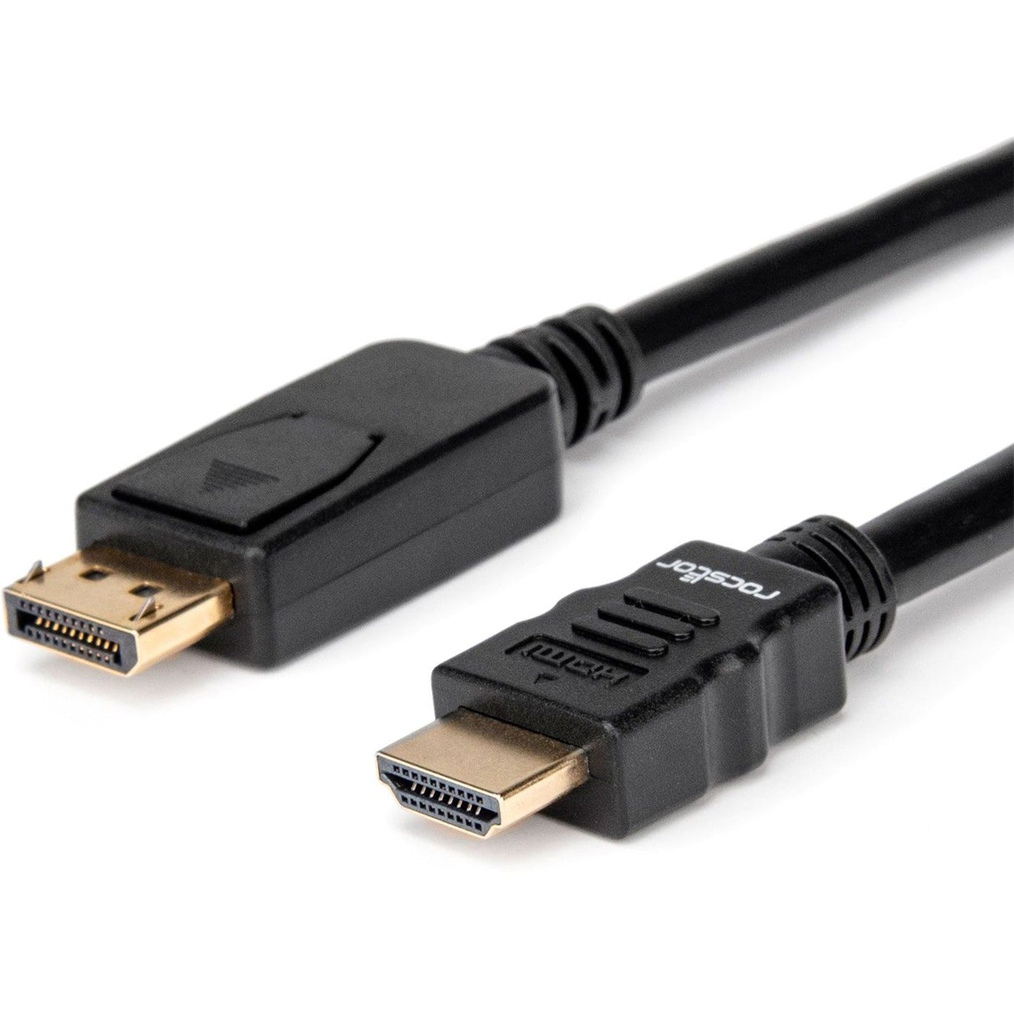 Rocstor Premium DisplayPort to HDMI Converter Cable - 6 ft - 4K - 1 Pack