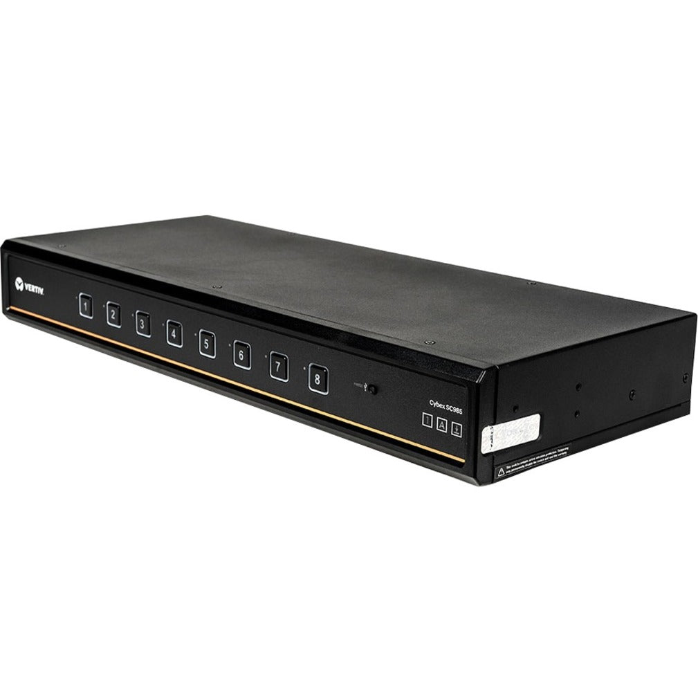 Vertiv Cybex SC900 Secure Desktop KVM | 8 Port Dual-Head | DVI-I DPP | TAA