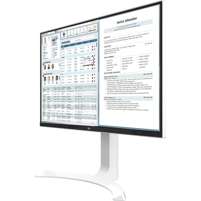 LG 27HJ712C-W 27" 4K UHD LCD Monitor - 16:9 - TAA Compliant