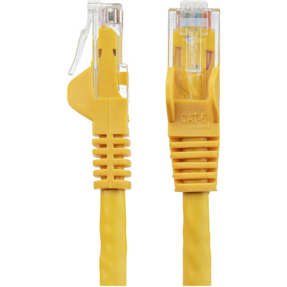 StarTech.com 14ft CAT6 Ethernet Cable - Yellow Snagless Gigabit - 100W PoE UTP 650MHz Category 6 Patch Cord UL Certified Wiring/TIA