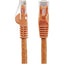 StarTech.com 8ft CAT6 Ethernet Cable - Orange Snagless Gigabit - 100W PoE UTP 650MHz Category 6 Patch Cord UL Certified Wiring/TIA