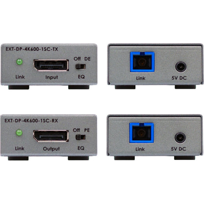 Gefen Ultra HD 600MHz DisplayPort 1.2 Extender over one SC-Terminated FiberOptic Cable