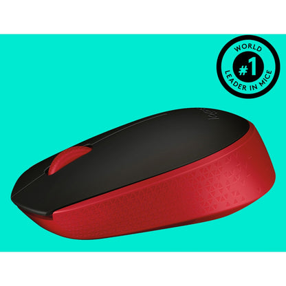 Logitech M170 Wireless Compact Mouse (Red)