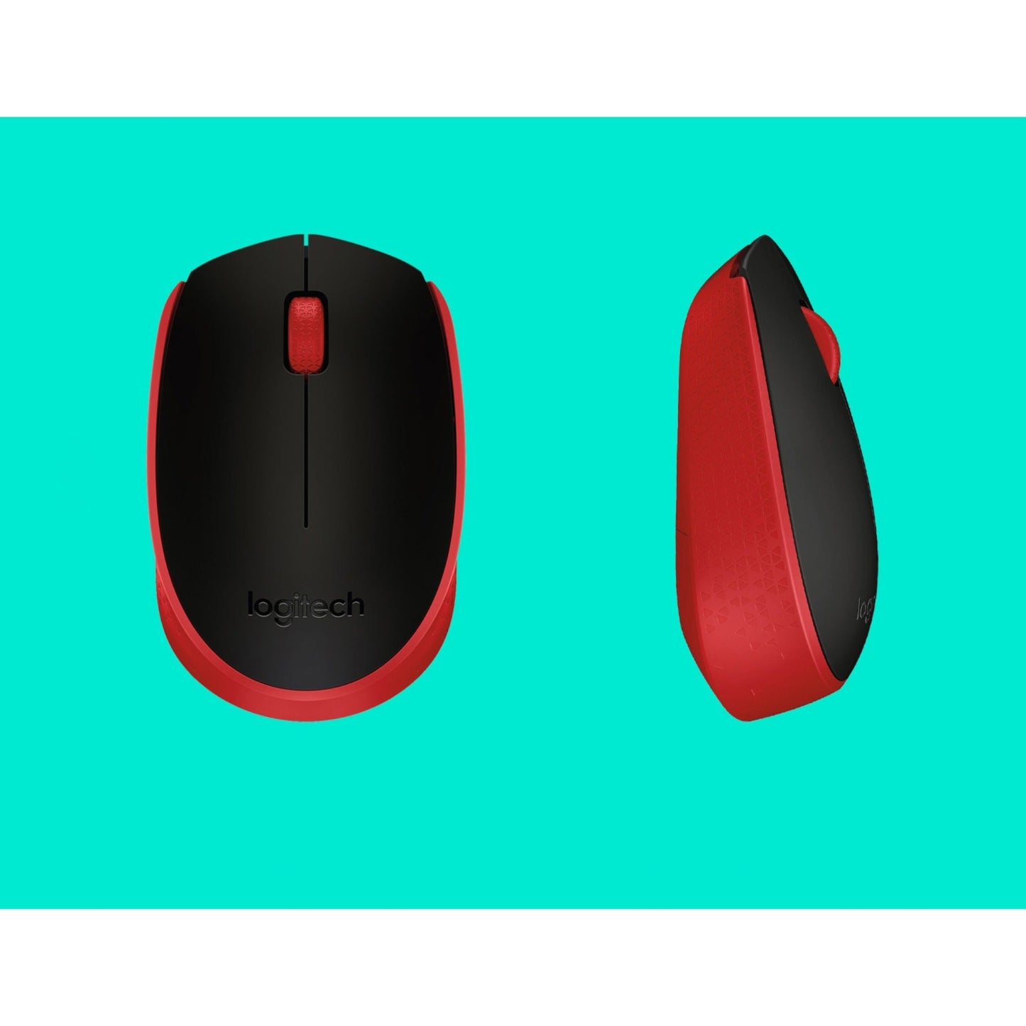 Logitech M170 Wireless Compact Mouse (Red)
