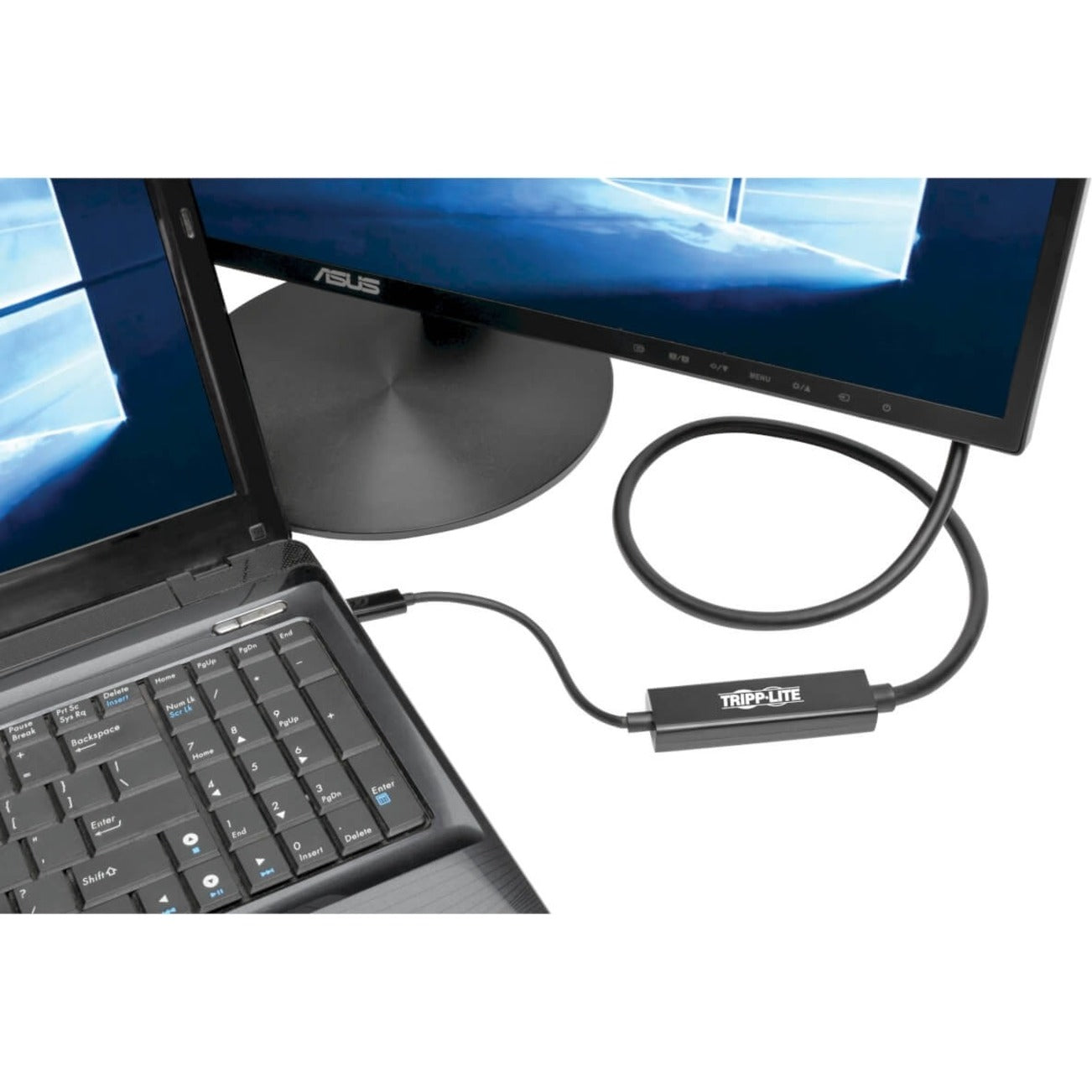 Tripp Lite USB C to DVI Adapter Cable Converter 1080p M/M USB Type C to DVI USB-C USB Type-C 3ft 3'