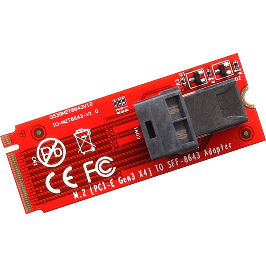 IO Crest U.2 (SFF-8639) to M.2 M-Key NVMe Adapter