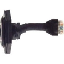 12IN RJ45F BULKHEAD P-THROUGH  