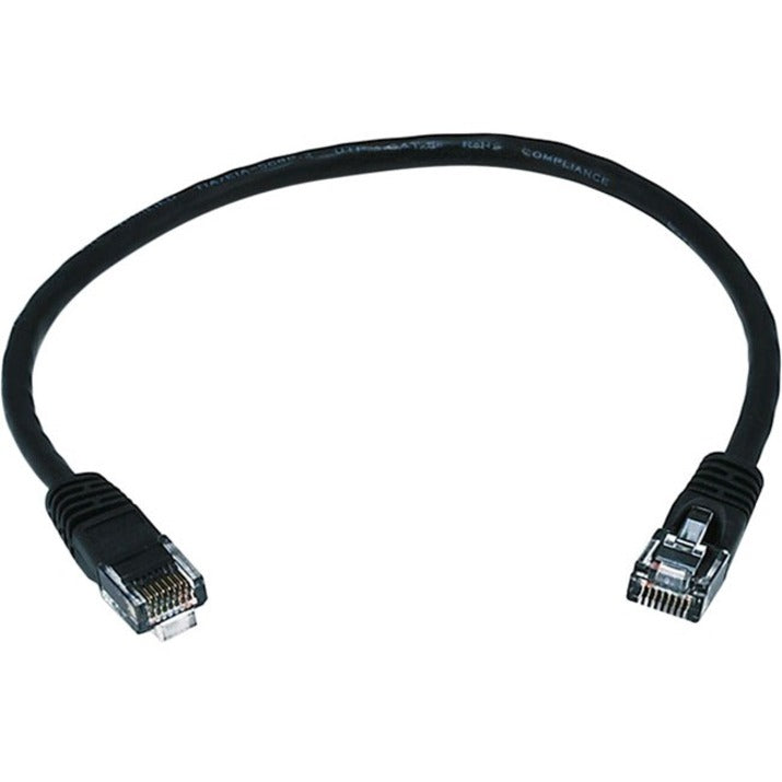 Monoprice Cat5e 24AWG UTP Ethernet Network Patch Cable 1ft Black