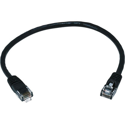 Monoprice Cat5e 24AWG UTP Ethernet Network Patch Cable 1ft Black