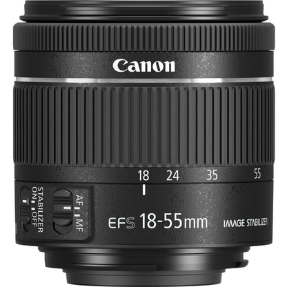 Canon - 18 mm to 55 mmf/5.6 - Standard Zoom Lens for Canon EF-S