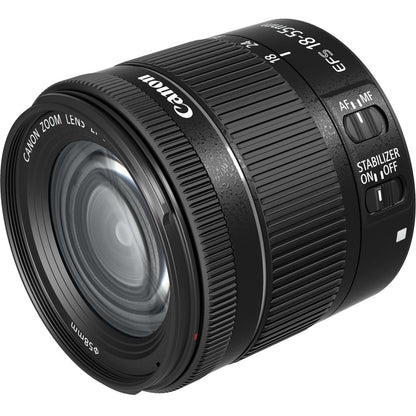 Canon - 18 mm to 55 mmf/5.6 - Standard Zoom Lens for Canon EF-S