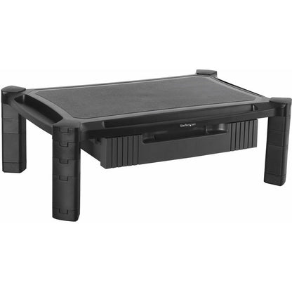 StarTech.com Adjustable Monitor Riser Large Drawer Monitors up to 32" (22lb/10kg) Adjustable Height Desk Monitor Stand
