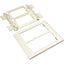 Wiremold G4050 Mounting Bracket for Faceplate Communication Module - Gray