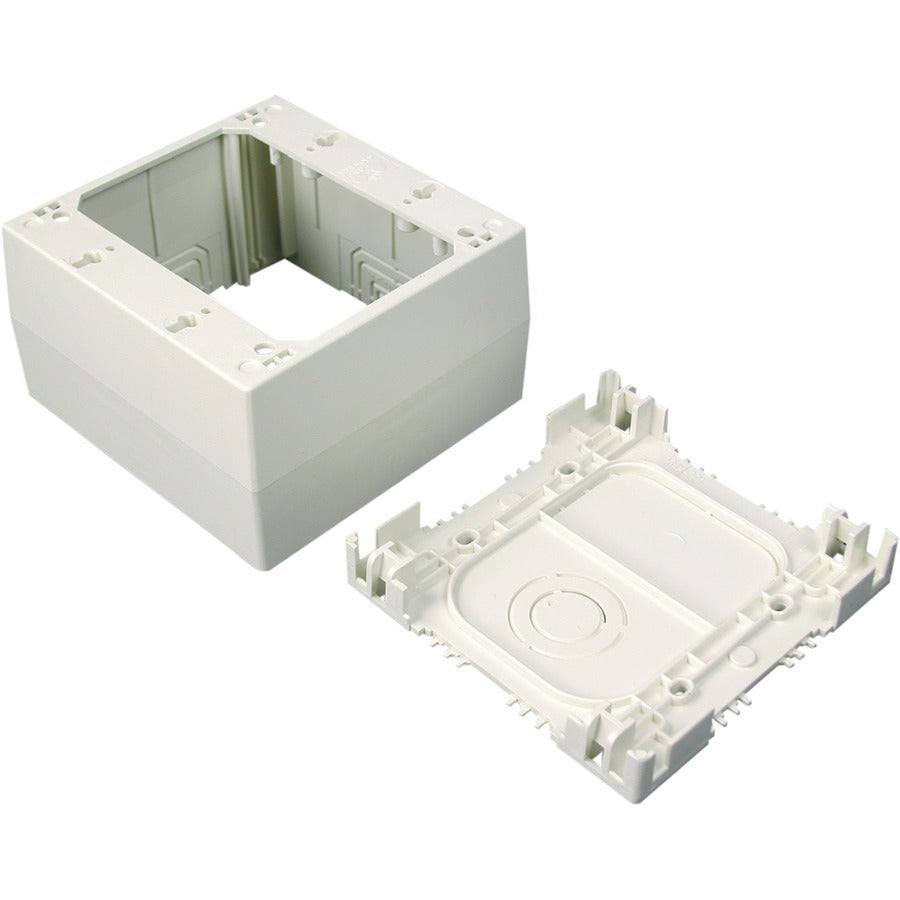Wiremold NM2044-2 Mounting Box for Power Strip Communication Module Cable Raceway