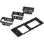 Wiremold Overfloor Raceway Extron MAAP-2A Combo Device Plate