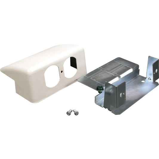 Legrand Wiremold Mounting Bracket for Cable Raceway Receptacle Gang Box - Ivory