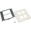 Wiremold 4047 Two-Gang Cover Two Duplex Receptacles Fitting