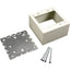 Wiremold 500/700 Two-Gang Extra Deep Switch And Receptacle Box Fitting