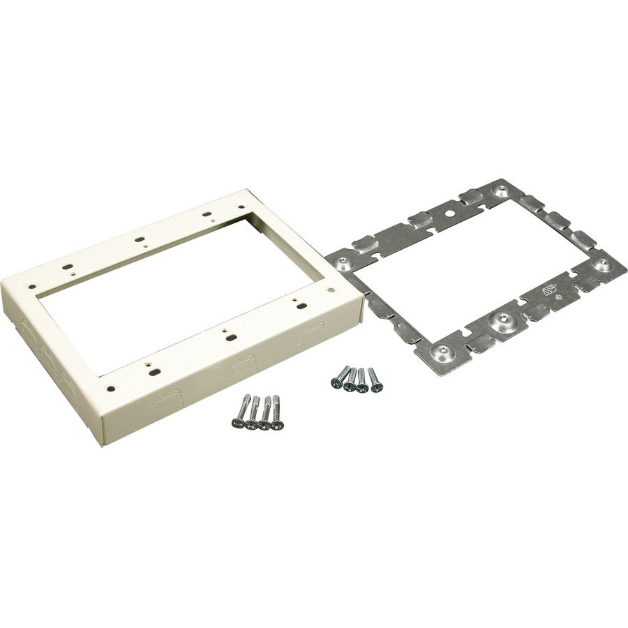 Wiremold 500/700 Three-Gang Flush Type Extension Adapter Fitting
