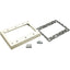 Wiremold 500/700 Three-Gang Flush Type Extension Adapter Fitting
