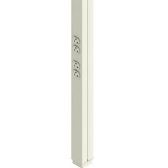 Wiremold 25DTP Series 15' Tele-Power Pole Ivory