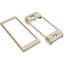 Wiremold CableSmart 40N2F31V Mounting Bracket for Communication Module Cable Raceway Faceplate Power Equipment - Ivory