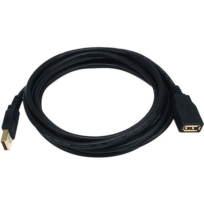 Monoprice 10ft USB 2.0 A Male to A Female Extension 28/24AWG Cable (Gold Plated)