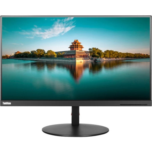 Lenovo ThinkVision P24h-10 23.8" QHD LCD Monitor - Glossy Black