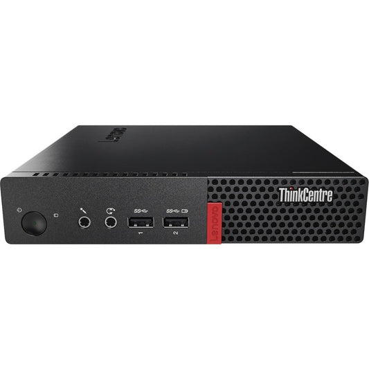 Lenovo ThinkCentre M710q 10MQS09800 Desktop Computer - Intel Core i5 7th Gen i5-7500T 2.70 GHz - 8 GB RAM DDR4 SDRAM - 128 GB SSD - Tiny - Black