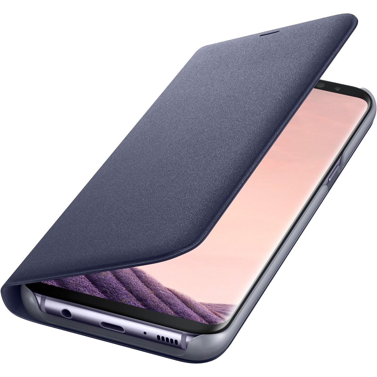 Samsung Carrying Case (Wallet) Smartphone Credit Card - Orchid Gray