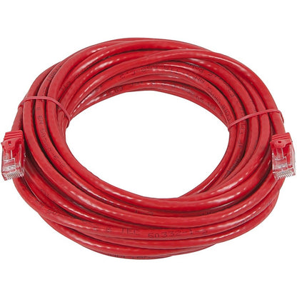 Monoprice FLEXboot Series Cat5e 24AWG UTP Ethernet Network Patch Cable 50ft Red