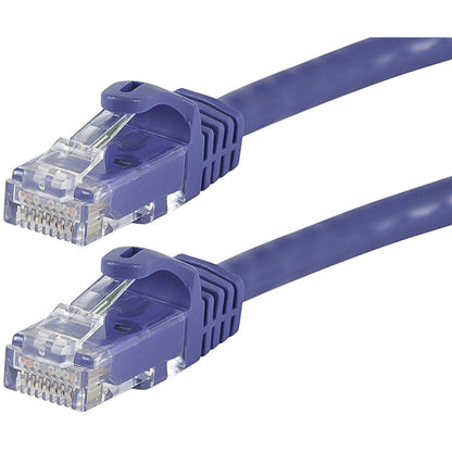 Monoprice FLEXboot Series Cat5e 24AWG UTP Ethernet Network Patch Cable 7ft Purple