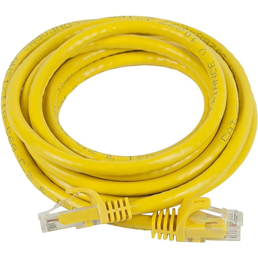 Monoprice FLEXboot Series Cat5e 24AWG UTP Ethernet Network Patch Cable 7ft Yellow