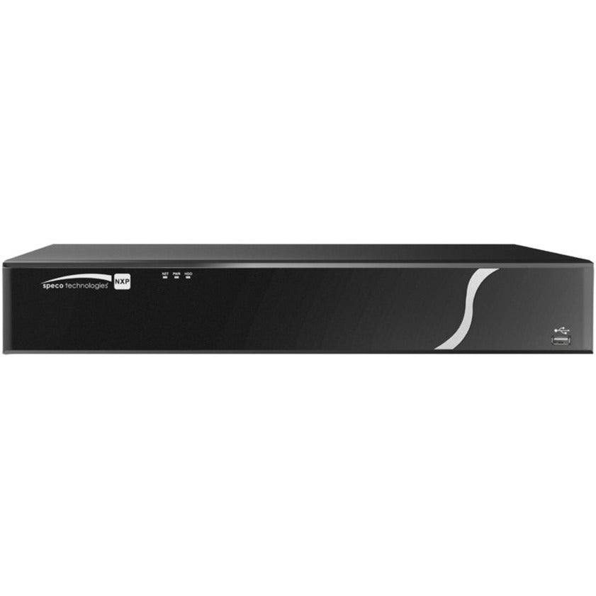 Speco 16 Channel 4K Plug & Play Network Video Recorder with Built-in PoE+ Switch - 12 TB HDD