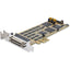 StarTech.com 16 Port PCI Express Serial Card - Low-Profile - High-Speed PCIe Serial Card with 16 DB9 RS232 Ports