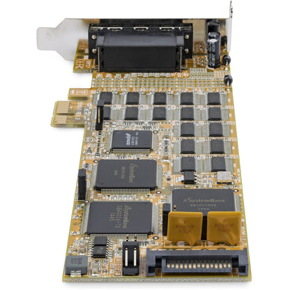 StarTech.com 16 Port PCI Express Serial Card - Low-Profile - High-Speed PCIe Serial Card with 16 DB9 RS232 Ports